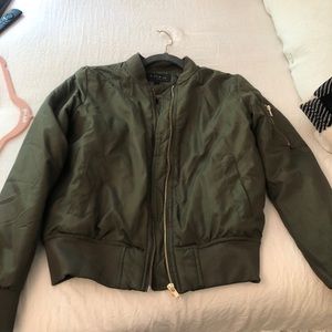 Green Bomber Jacket